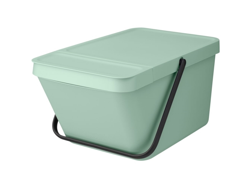 Brabantia Sort & Go, 20 L, Suorakulmainen, Muovi, Vihreä, Ohje, Muovi