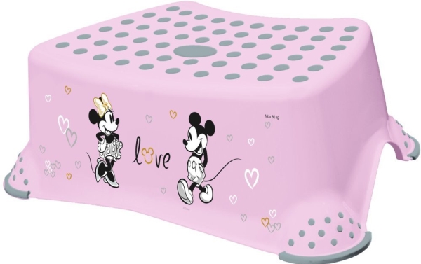 Keeeper Tomek Minnie Mouse Rutschfeste Kinderplattform Nordic Pink