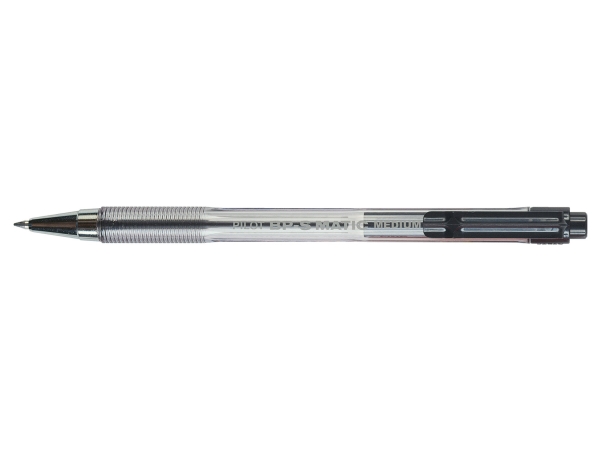 Kuglepen, Pilot BP-S Matic, genopfyldelig, 1,0 mm, medium, sort