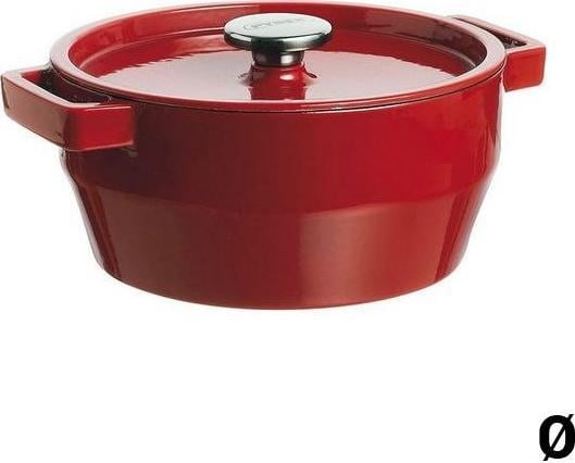 Pyrex Auflaufform 5,8L Pyrex Oval Gusseisen 33 Cm/Rot 33Sc5ac33