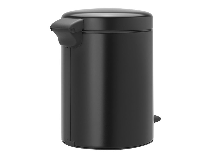Pedalspand Brabantia Newlcon 5 Ltr. Stål Mat Sort