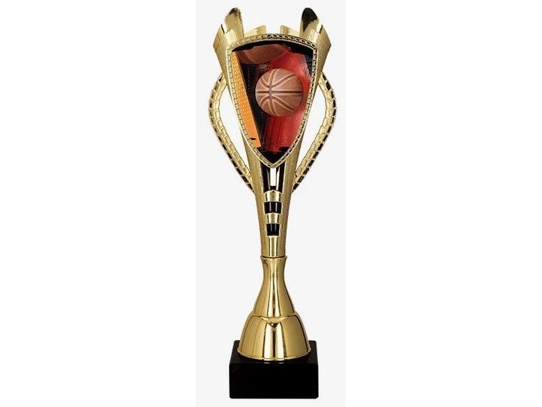 Victoria Sport Gold plastikbæger - Basketball