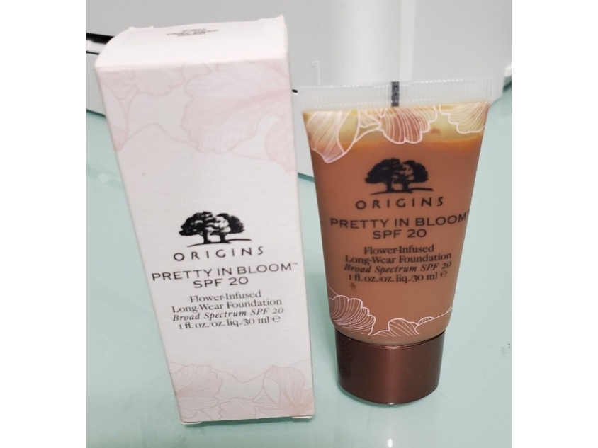 Origins Pretty In Bloom Long Wearing Creme Foundation 740 Very Deep Cool Spf 20 30 Ml
