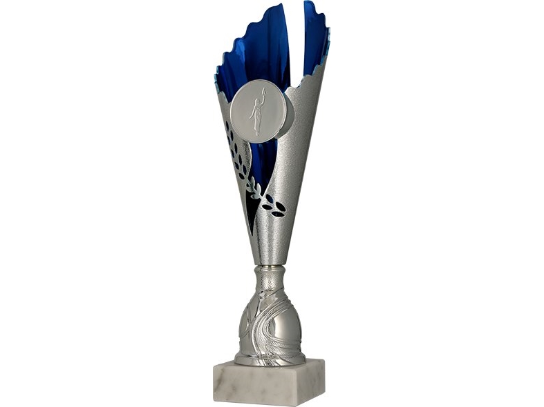 Victoria Sport Pokal Aus Kunststoff Silber-Blau