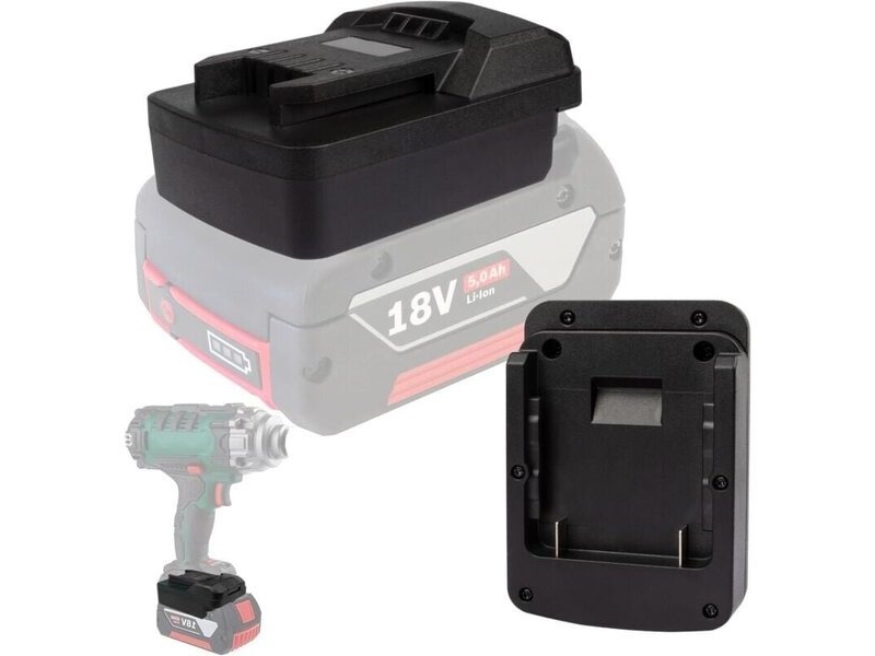 Geko kontakt til 140x140x100mm 18V Li-ion batteridrevet excentersliber