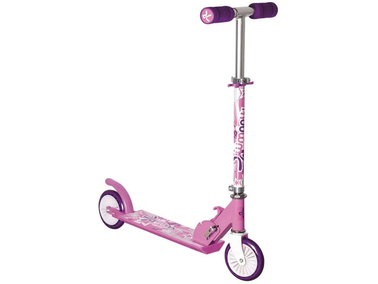 Muuwmi Kiddyscooter Racing Roller Rosa Au 507