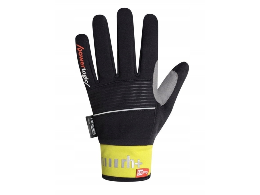 Radfahren Handschuhe Zerorh+ Nordic Outdry Schwarz # Gelb Fluo - M