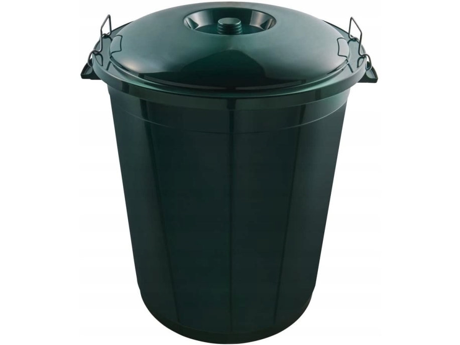 Abfalleimer Michelin Waste Bin Mega 70L Hugo Ø55x60,5 Cm Dunkelgrün 4001515219631