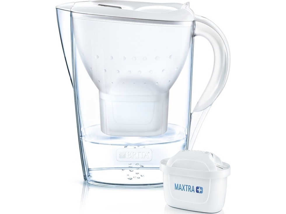 Brita Marella Xl, Manueller Wasserfilter, 3,5 L, Weiß