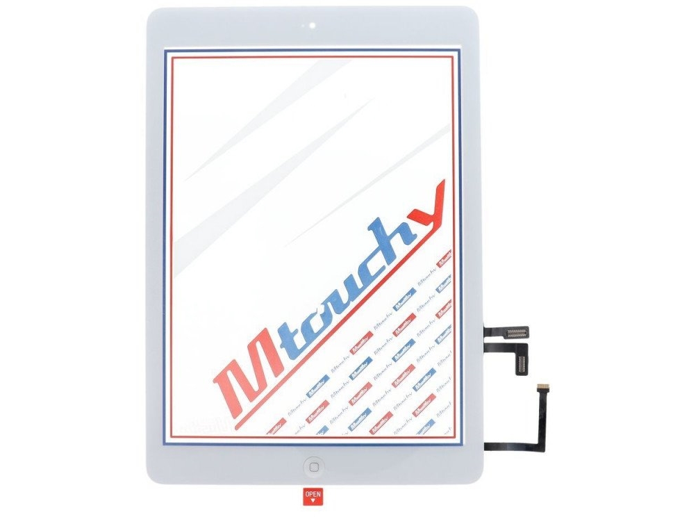 Samsung MUSTTBY touchskærm + klæbebånd + Home til iPad Air1 (hvid)