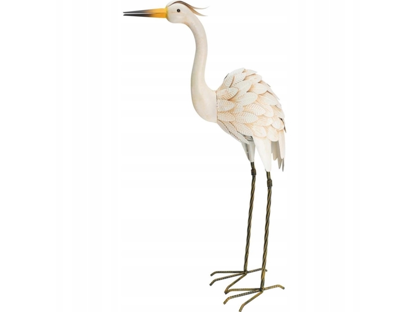 Trädgårdsfigur av metall med trana, 75 cm | Grill, Bål & Terrasse - Tillbehör till terrassen - Trädgårdsornament | GameStuff