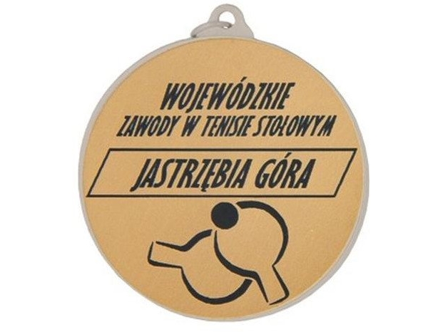 Victoria Sport metallmedalj med gravyr på laminat | Sport & Träning - Sportutrustning - Troféer | GameStuff