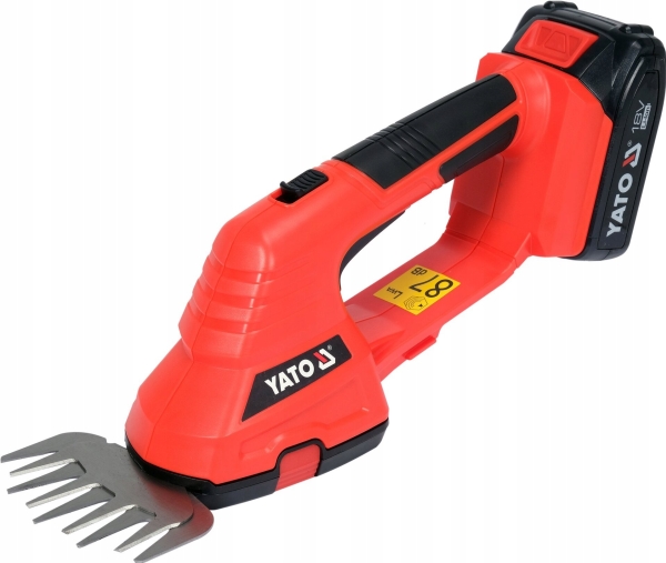 Yato Gras- Und Heckenschere 18V + 2 Ah + Ladung.