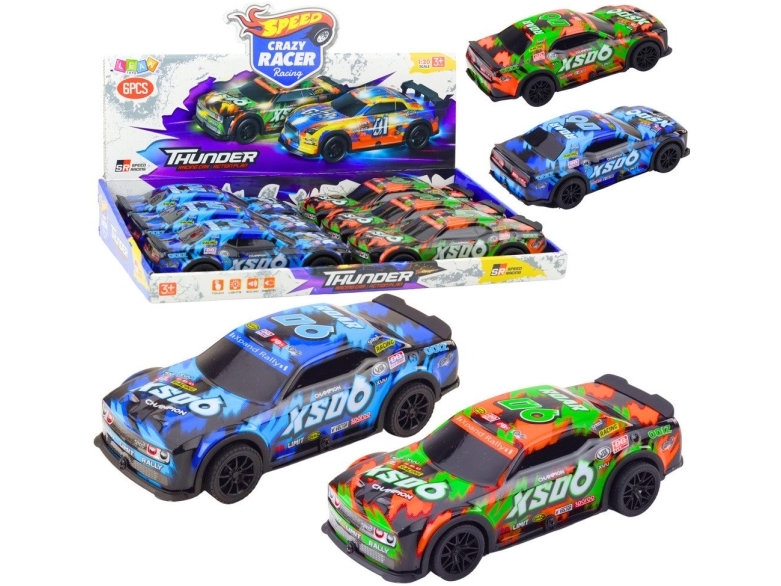 Racing Car Xs06 Drive Lights Sounds Orange Blau