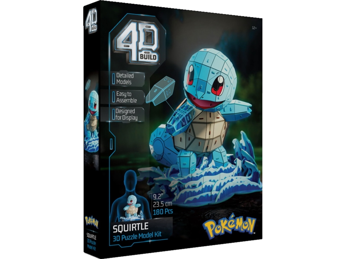 4D-pussel Pokemon 30 cm - Squirtle | Leksaker - Figurer & Dockor | GameStuff