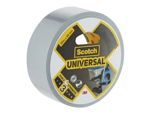 3M Universal, Sølv, Bundtning, Fastgørelse, Beskyttelse, Reparerer, Tætning, 50 m, 48 mm, 6 stk