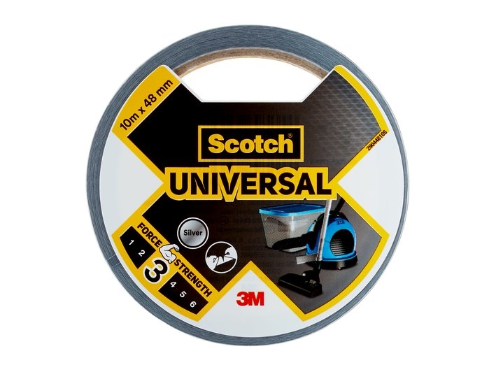 3M 7100205220, Silver, Buntning, Fastsättning, Reparation, Tätning, Metall, Trä, 10 m, 48 mm, 6 styck | EL Artiklar - Vägar & tillägg - Isoleringstejp | GameStuff