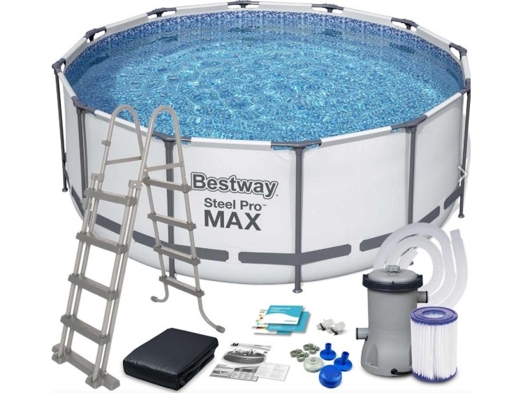 Baseinas Bestway Steel Pro MAX™, 3.66m x 1.22m (56420) | Trädgården - Pools & Vatten spel - Pools & bassäng | GameStuff