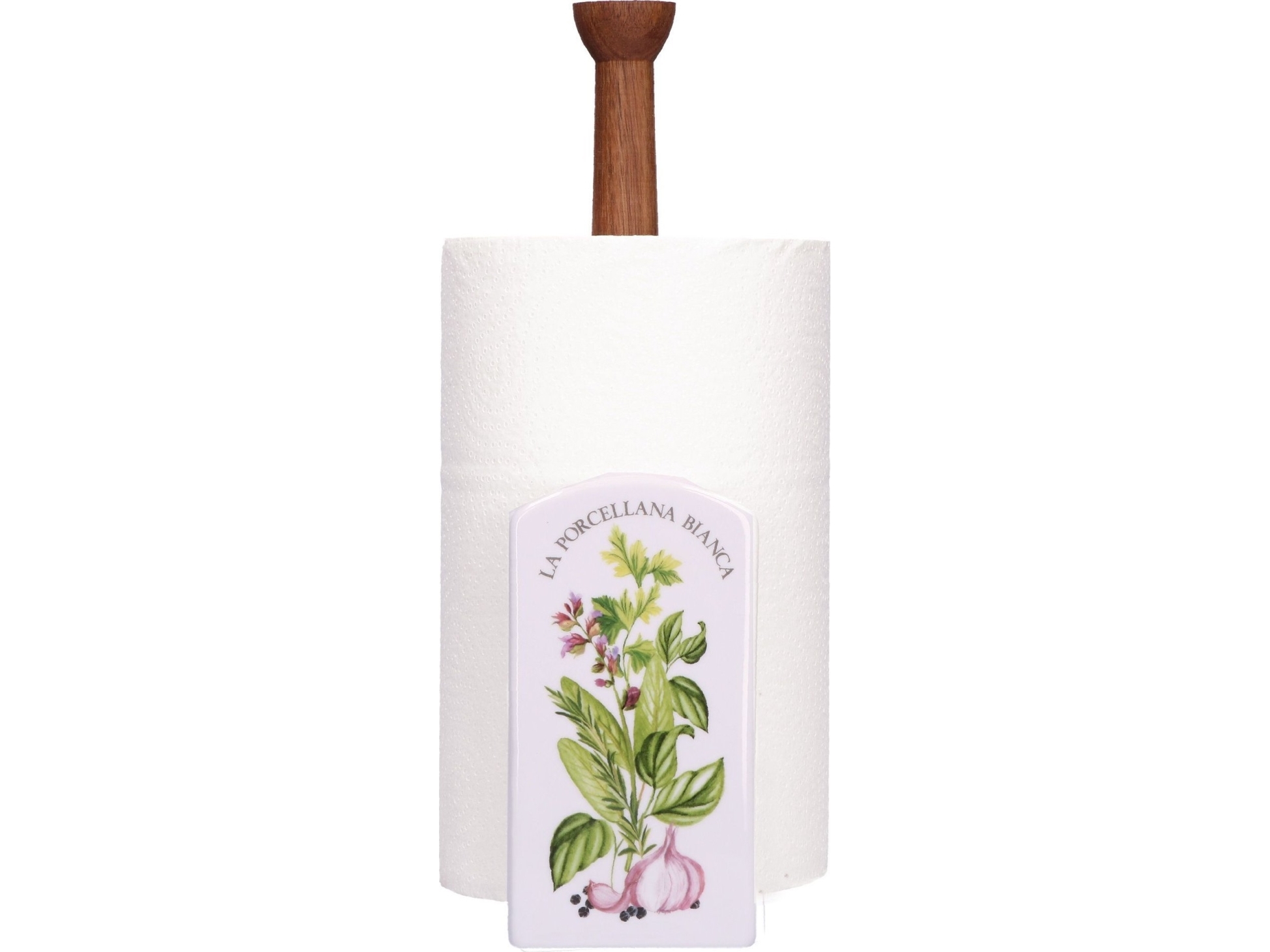 La Porcellana Bianca Conserva Popierinių Rankšluosčių Laikiklis 32 Cm