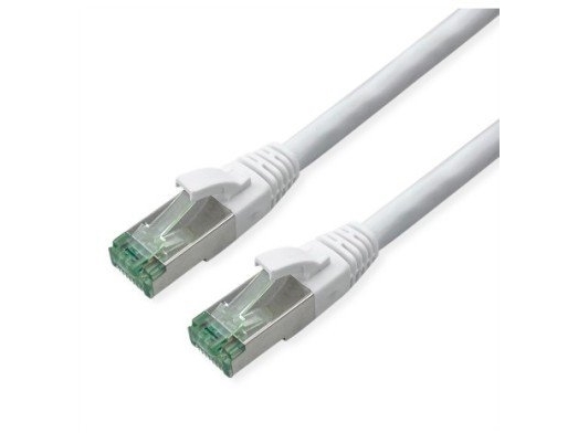 Digitus ROLINE RM S/FTP (PiMF) Patch Cord Cat.6A, biały, 1 m