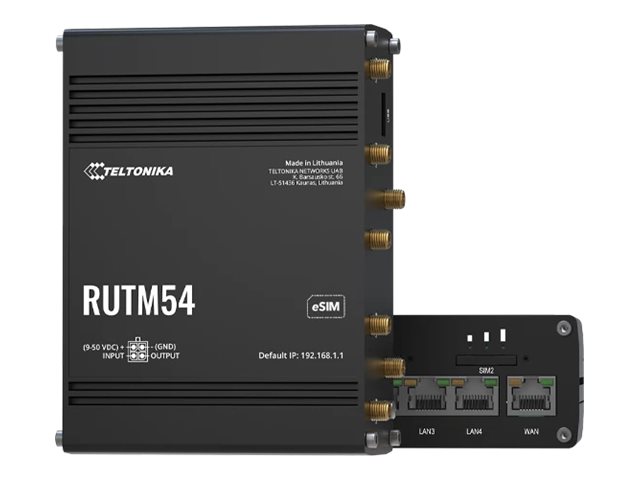 Teltonika Networks Rutm54 Dual Sim Und Esim 5G Ultra Router Telit Version