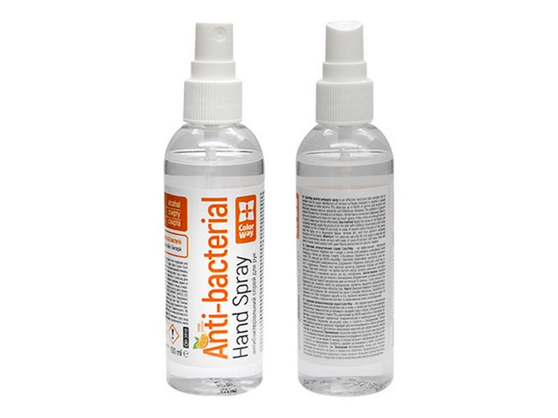 Colorway - Hånddesinfektionsmiddel - Flydende Gele - Sprayflaske - 100 Ml - Antibakteriel