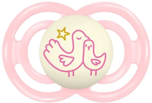 Mom-16+ Pacifier Perfect Night ,Planet Love,Girl