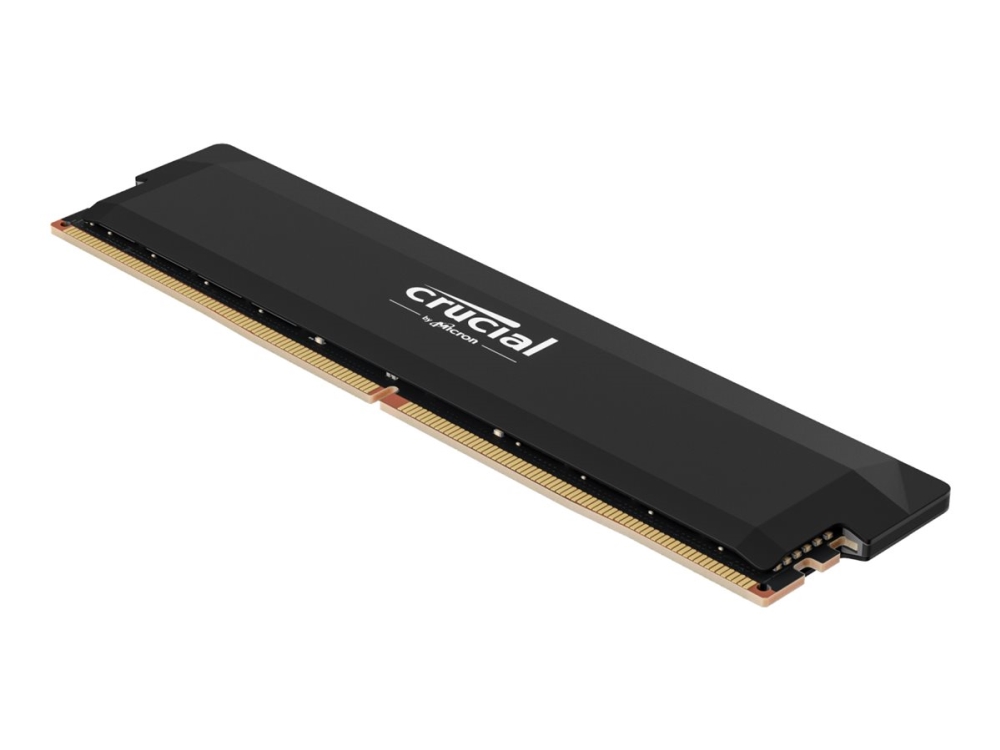 Crucial Pro - Ddr5 - Modul - 16 Gb - Dimm 288-Pin - 3200 Mhz / Pc5-51200 - Cl38 - 1,35 V - Ungepuffert - On-Die Ecc - Schwarz