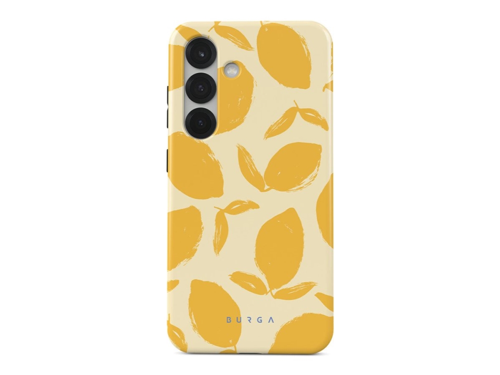 Burga - Bagsidecover Til Mobiltelefon - Silicone, Termoplastisk Polyuretan (Tpu) - Citron Tærte - For Samsung Galaxy S25+
