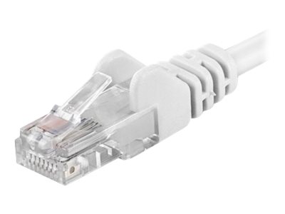 PremiumCord - Patchkabel - RJ-45 (han) til RJ-45 (han) - 10 m - UTP - CAT 5e - hvid
