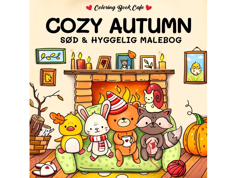 Malebog: Cozy Autumn - Cozy Coloring | Coloring Book Cafe