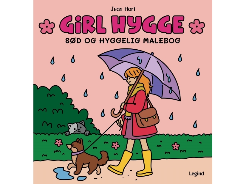 Malebog: Girl Hygge - Cozy Coloring | Jean Hart