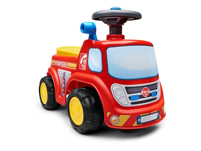 Alternativ bild 0 för FALK Brandbil med förvaringsfack, ratt och horn (808-000)