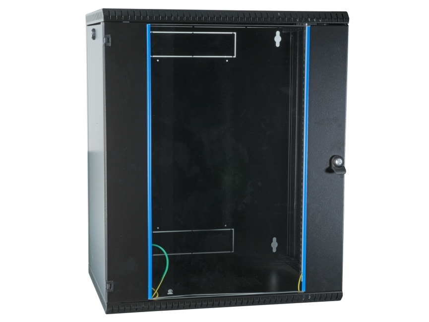 Efb Elektronik 691715Vts.60, Vægmonteret Stativ, 15U, 50 Kg, Nøglelås, Sort
