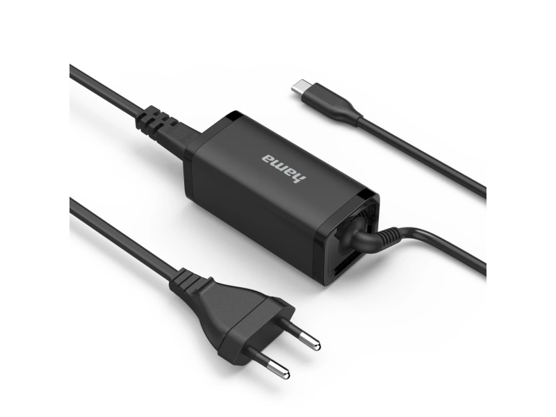 Hama 00200022, Laptop, Indendørs/udendørs, 100 - 240 V, 45 W, 3.3 - 21 V, USB-to-DC
