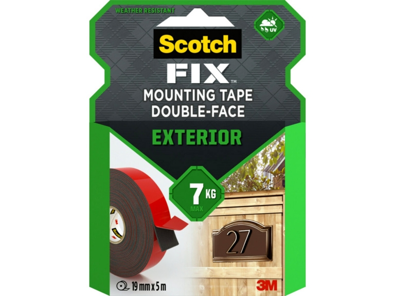 3M 411-1950-P, Støbetape, Sort, Rød, 5 M, Udendørs, 7 Kg, -35 °C