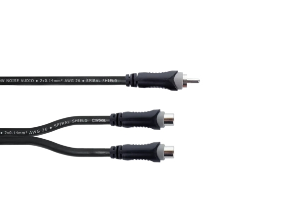 Cordial Ey 0.3 Cee, Rca, Männlich, 2 X Rca, Weiblich, 0,3 M, Schwarz