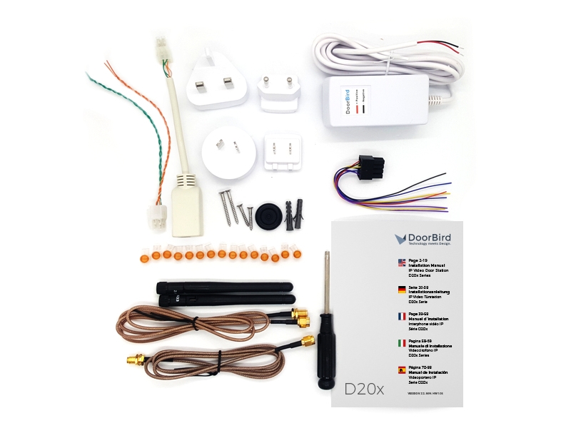 Doorbird D20x erstatningsmonteringssett (423860209)