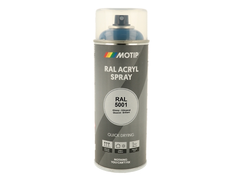Motip Ral 5001 high gloss green blue | Färg & Tillbehör - Specialprodukter - Sprayfärg | GameStuff