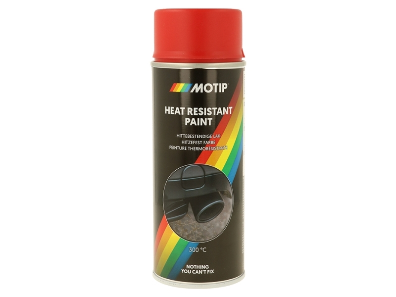 Motip Varmefast rød 400ml 300gr. | Färg & Tillbehör - Specialprodukter - Sprayfärg | GameStuff