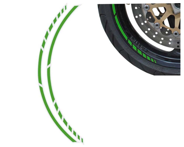 Fälgband för MC grön | Bilvård & Biltillbehör - Utvändiga utrustning för bilar - Motortillbehör | GameStuff