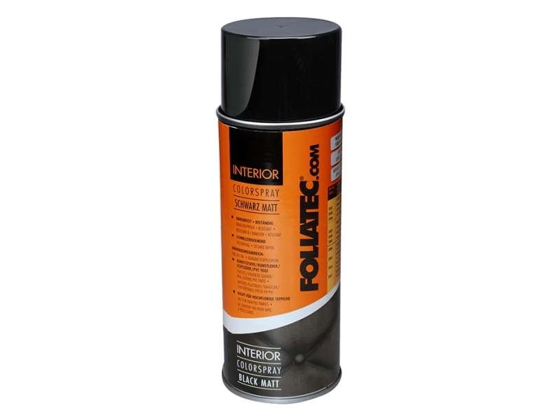 Foliatec Interiør Colour spray mat sort 400 ml | Bilvård & Biltillbehör - Utvändiga utrustning för bilar - Billack | GameStuff