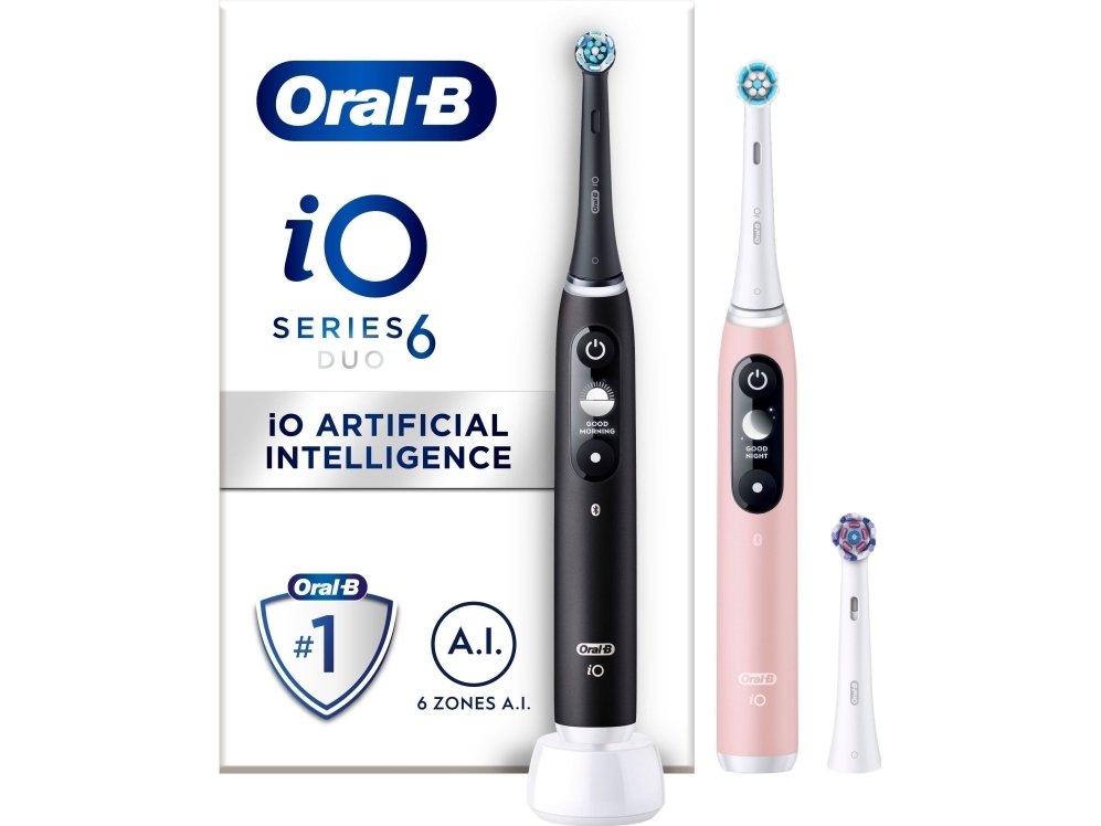 [Ai Generated Title] Oral-B Elektrische Zahnbürste Io6 Duo Pack 2 Zahnbürsten 1 Extra Bürstenkopf