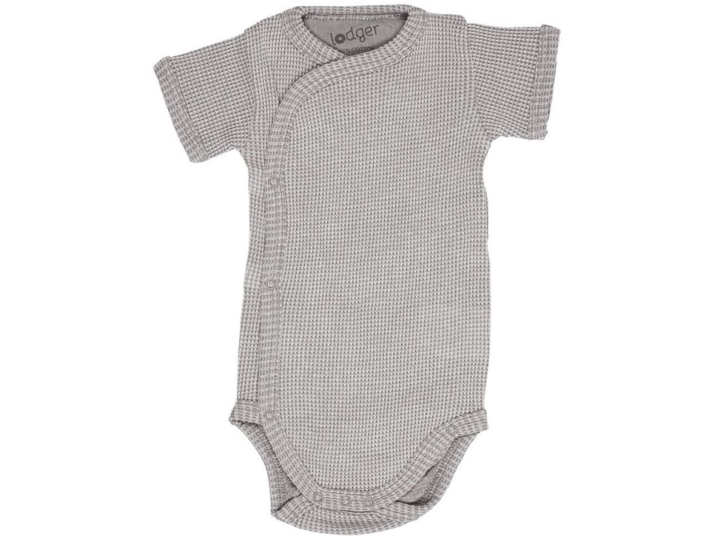 Lodger Romper Ciumbelle Knitted Cotton Bodysuit With Short Sleeves Donkey 68 Cm Rfc 078_68