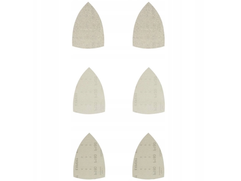Bosch Accessories EXPERT M480 2608901208 Slibenet-sæt perforeret Kornstørrelse 80, 80, 80, 80, 120, 120, 120, 180, 180, 180 (L x B) 150 mm x 100 mm 10 stk