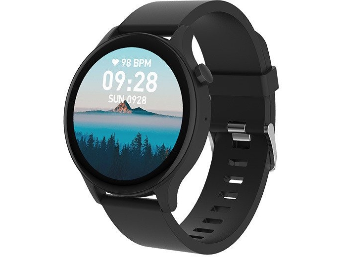 Maxlife Mxsw-120 Black Viedpulkstenis Ar Zvana Funkciju