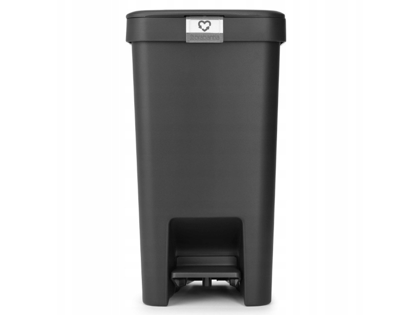 Brabantia Atkritumu Tvertne Ar Pedāli Stepup 16 L Dark Grey 800306