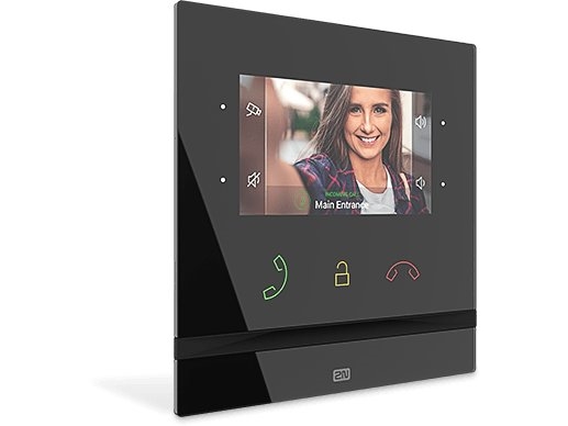 2N Indoor Compact Video Intercom System 10.9 Cm (4.3&Quot ) Black