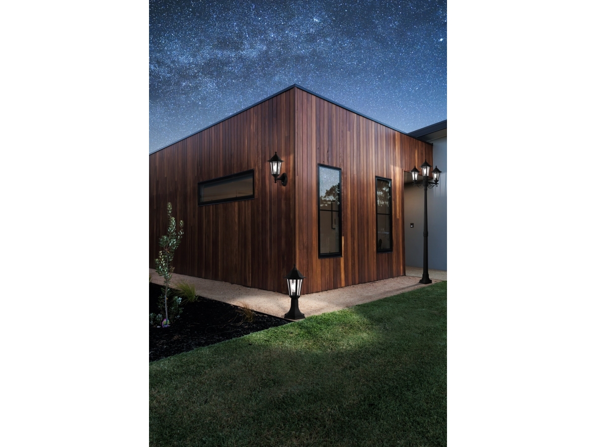 EGLO DUANERA UTOMHUS VÄGGSENSOR IP44 PLAST SVART | Belysning - Utomhusbelysning | GameStuff