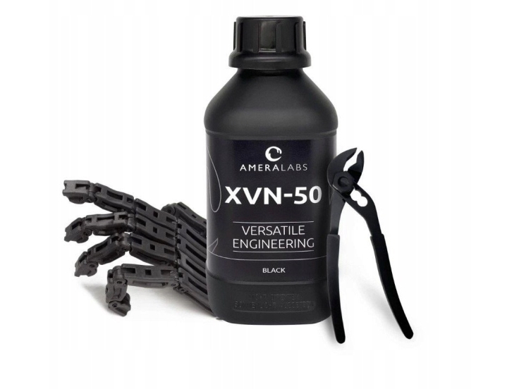 Ameralabs 3D-Druckharz Xvn-50 (Engineering) 1L Schwarz